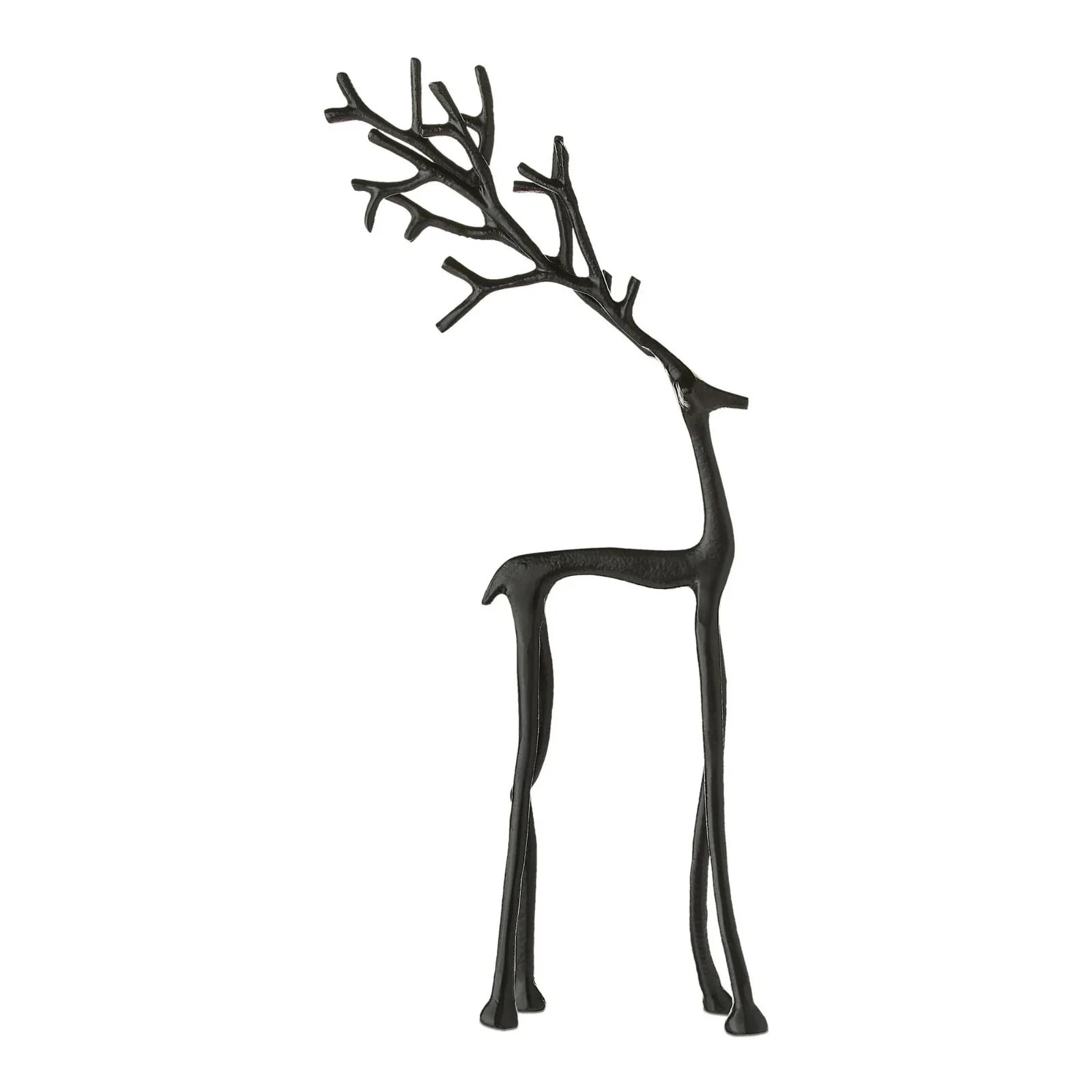 Christmas Reindeer Figurines for Centerpieces: Black Iron Reindeer Christmas Decor for Dining Roo... | Walmart (US)