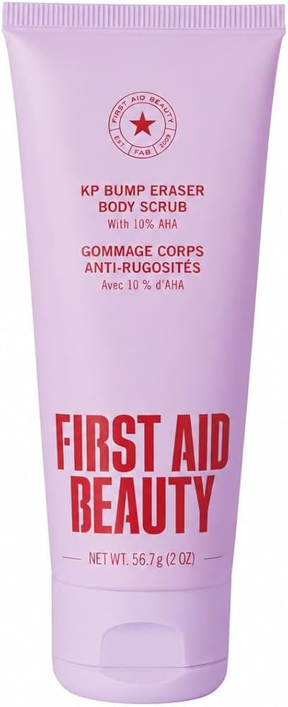 First Aid Beauty KP Bump Eraser Body Scrub with 10% AHA, Keratosis Pilaris Skin Exfoliator with G... | Amazon (US)