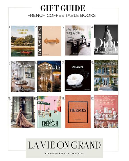Gift Guide 
Coffee Table Books
French Books


#LTKSeasonal #LTKHoliday #LTKGiftGuide