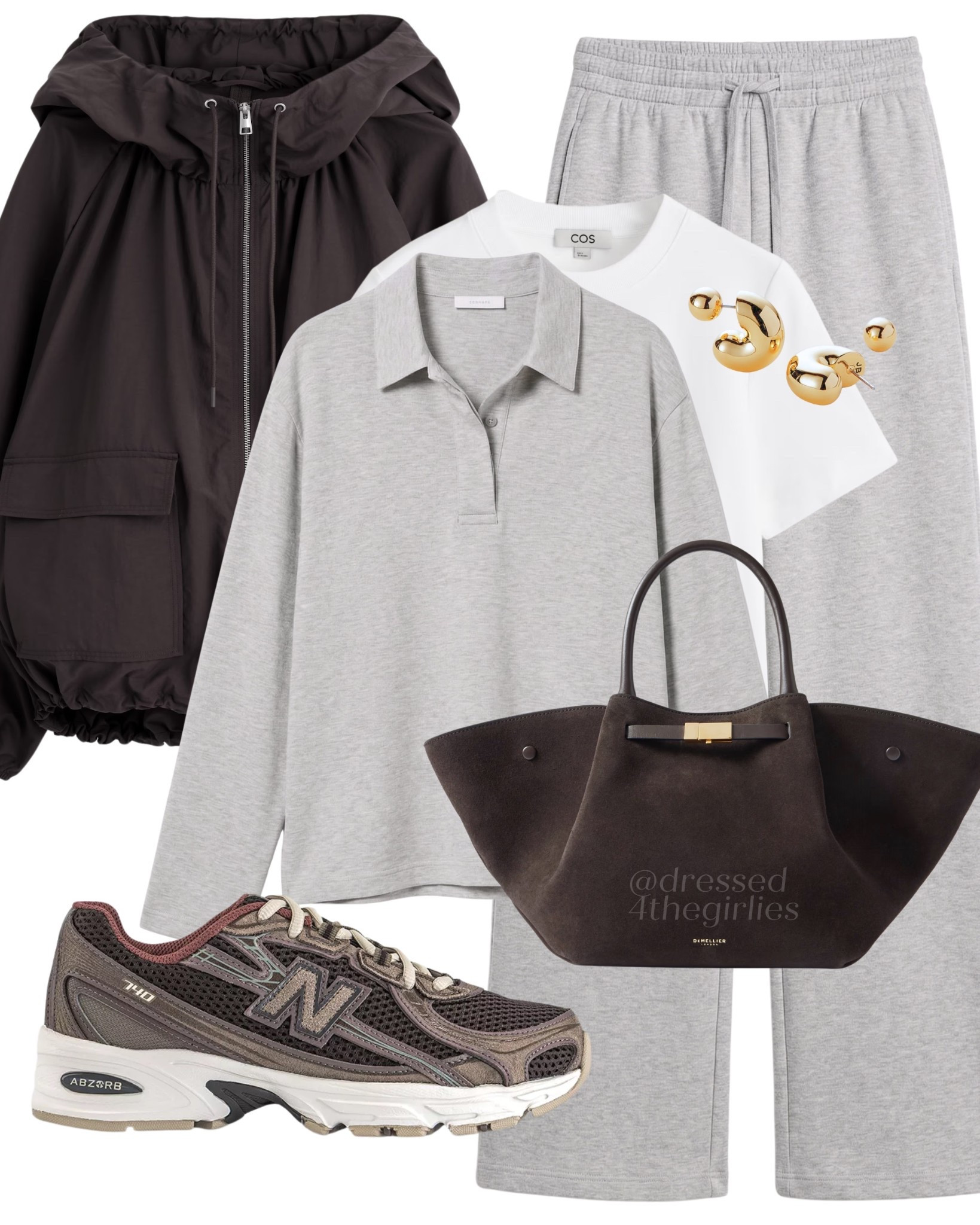 Spring Co ord set🩶

Tags: brown parka jacket outfit, grey polo shirt, grey joggers, grey tracksuit, grey Co ord, brown trainers outfit, brown tote bag 

#LTKuk #LTKspring #LTKeurope