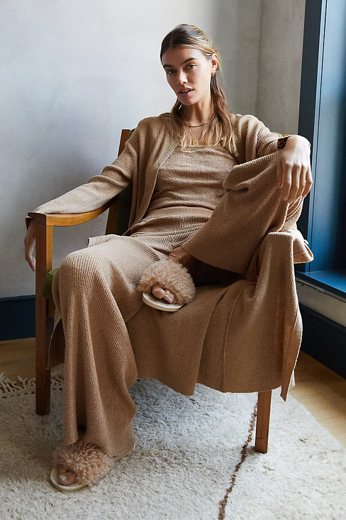 Avie Three-Piece Sweater Lounge Set | Anthropologie (US)