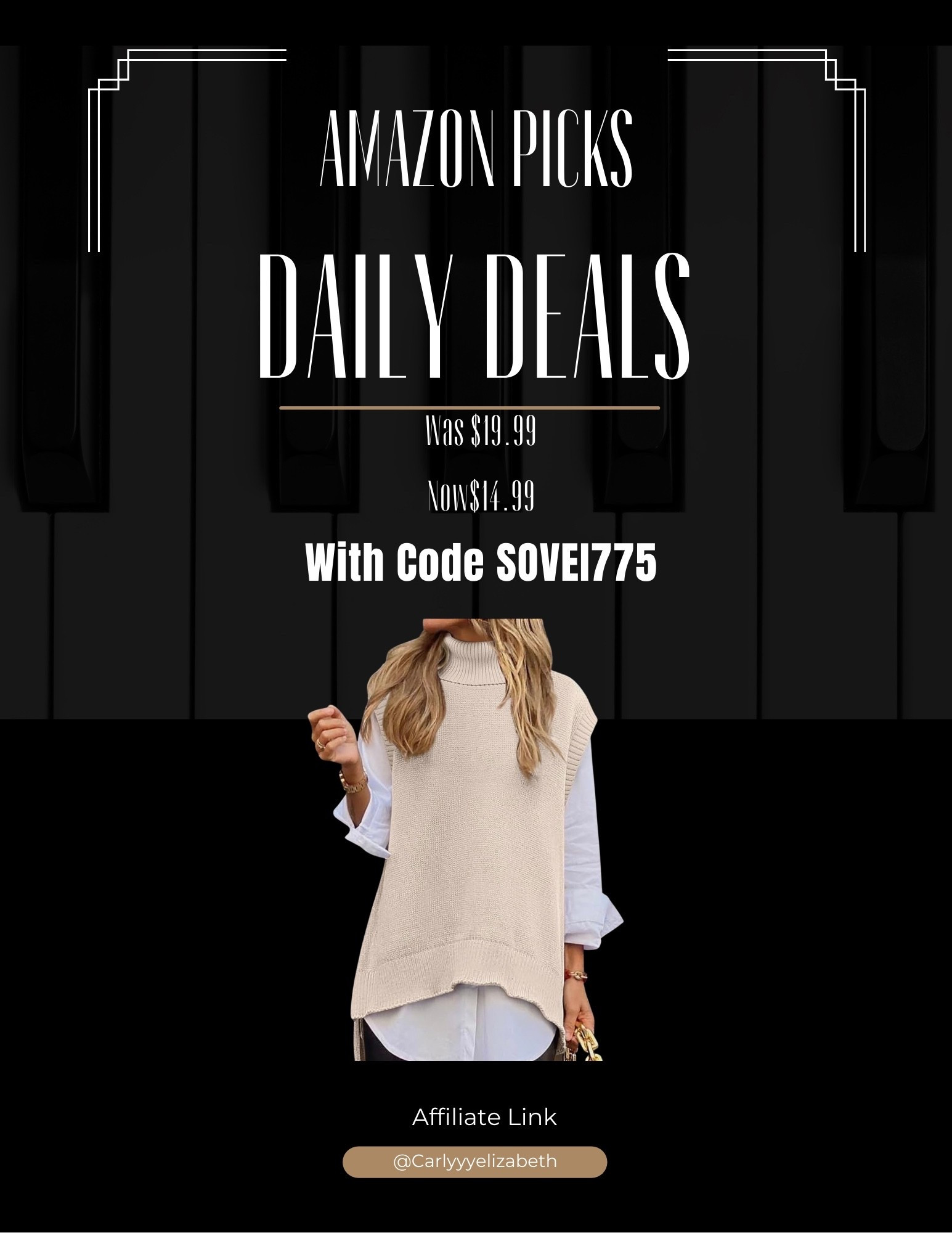 Vest on daily deal

#LTKSaleAlert #LTKHoliday