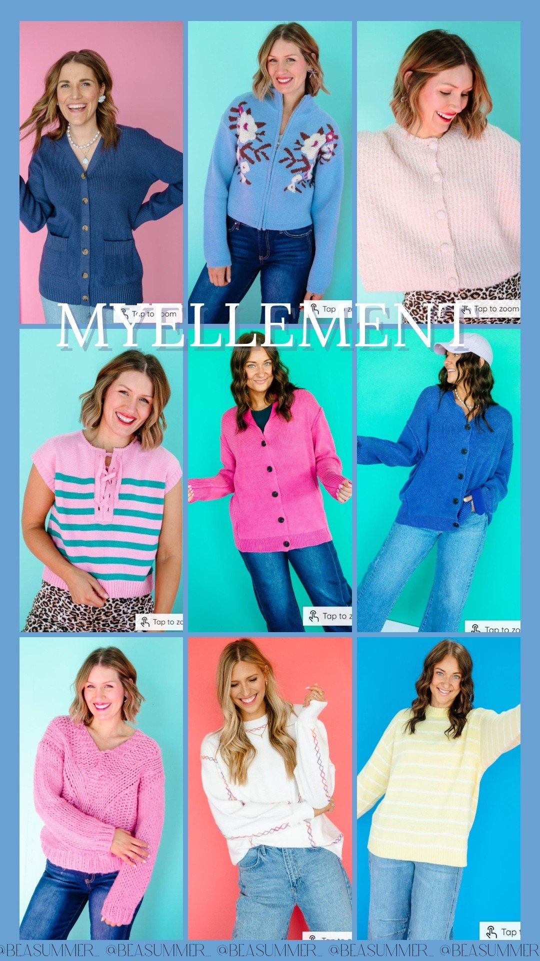 50% off sweaters right now at MyEllement Boutique! 


Summer / beasummer / color analysis / style