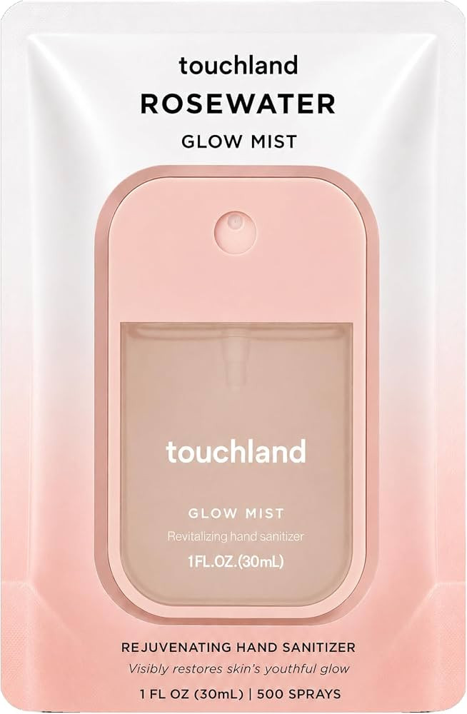 Touchland Glow Revitalizing Hydrating Hand Sanitizer Spray Travel Size | Amazon (US)