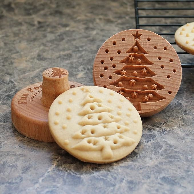Wood Cookie Stamp, 2.5 Inch (Christmas Tree CS-016) | Amazon (US)