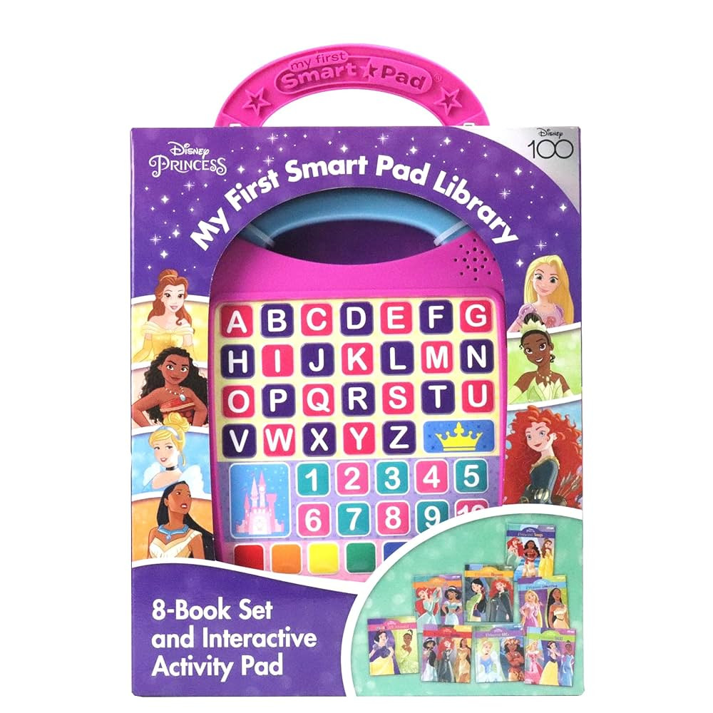 Disney Princess Moana, Cinderella, Rapunzel, and More! - My First Smart Pad Library - 8-Books and... | Amazon (US)