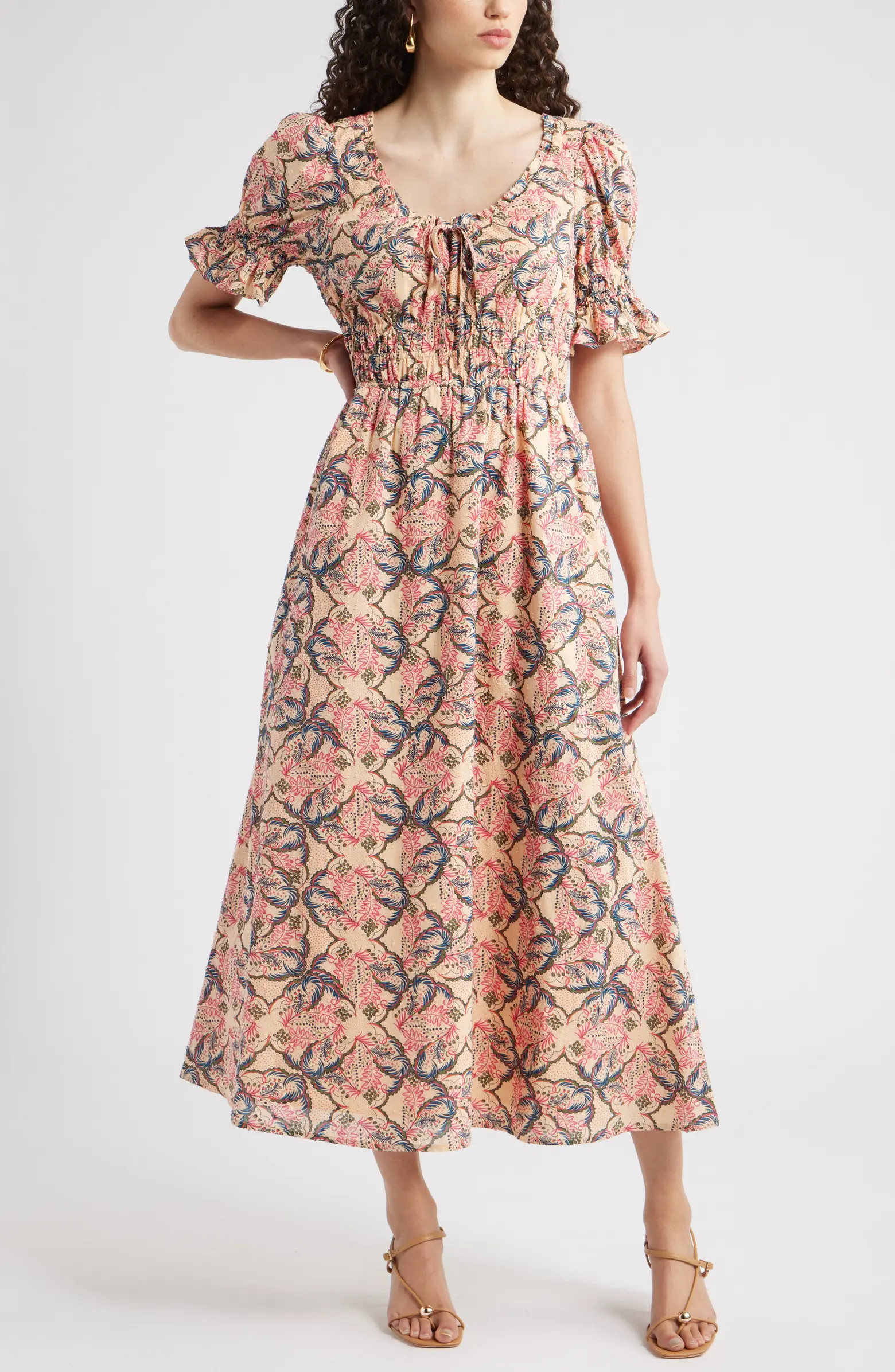 Smocked Waist Maxi Dress | Nordstrom