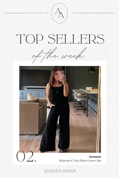 Top sellers of the week— women’s two piece linen set from Amazon! // wearing size small 

#LTKSeasonal #LTKStyleTip #LTKFindsUnder50