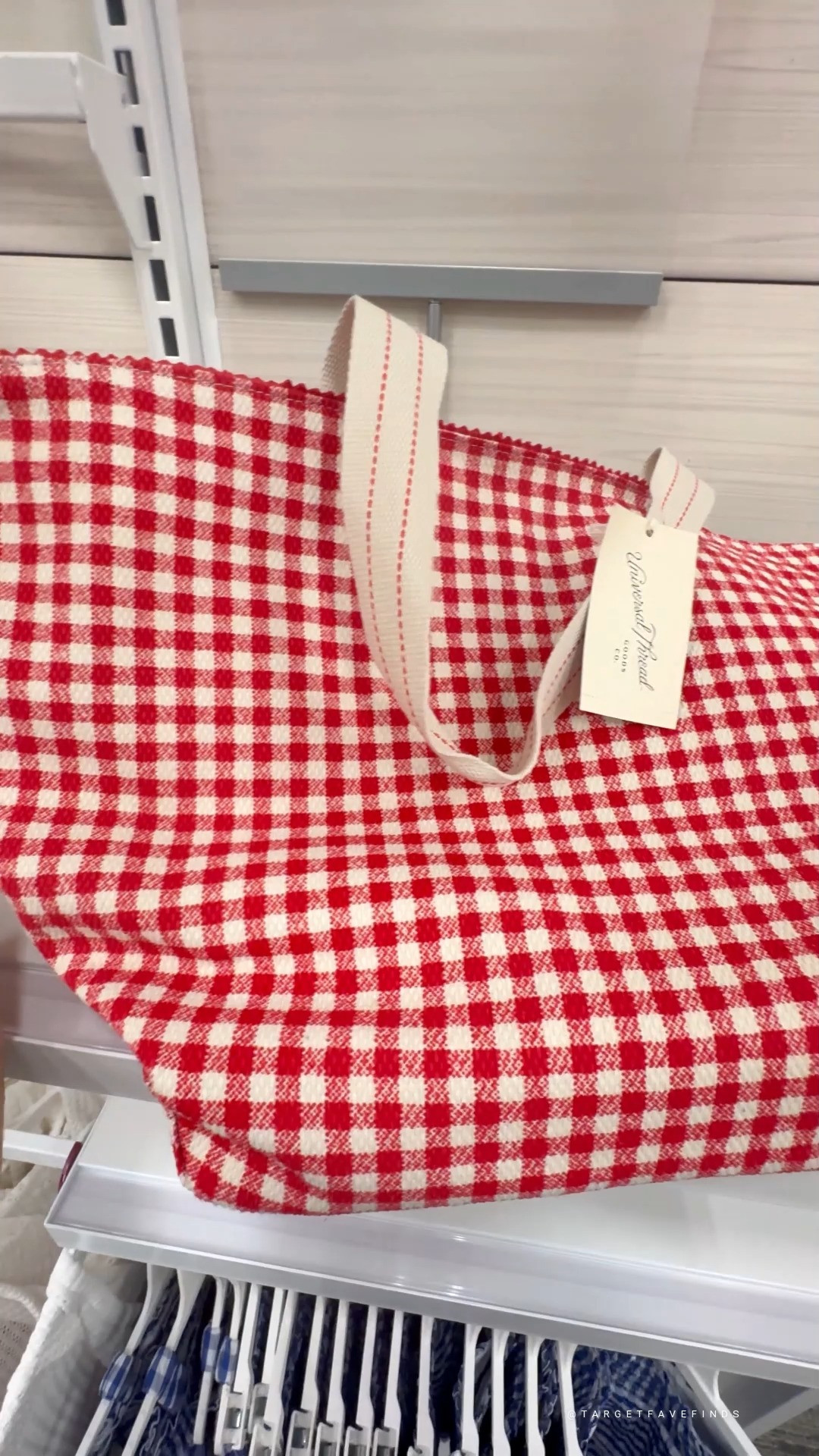 Red gingham on the outside, navy on the inside—this reversible canvas tote is giving French-girl summer vibes 🎀🌿 Two looks, one bag, all for under $30.

#targetstyle #targetfinds #summerbag #ginghamtote #reversibletote #targetfavefinds #canvasbag 

 #LTKSeasonal #LTKFindsUnder50 #LTKItBag