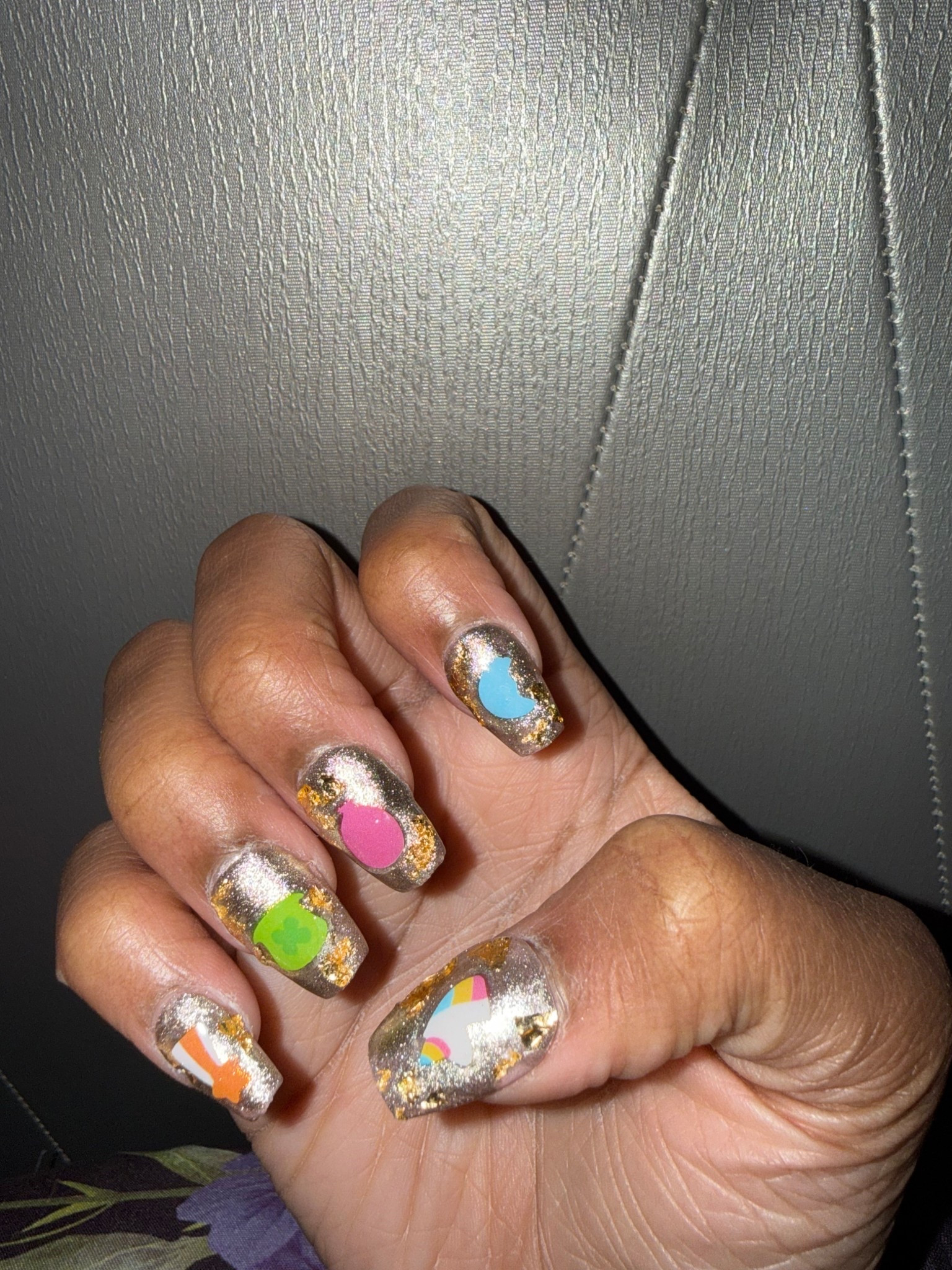 Lucky charms 🍀✨

Love doing my own nails

#LTKselfcare #LTKFestival #LTKdayinmylife