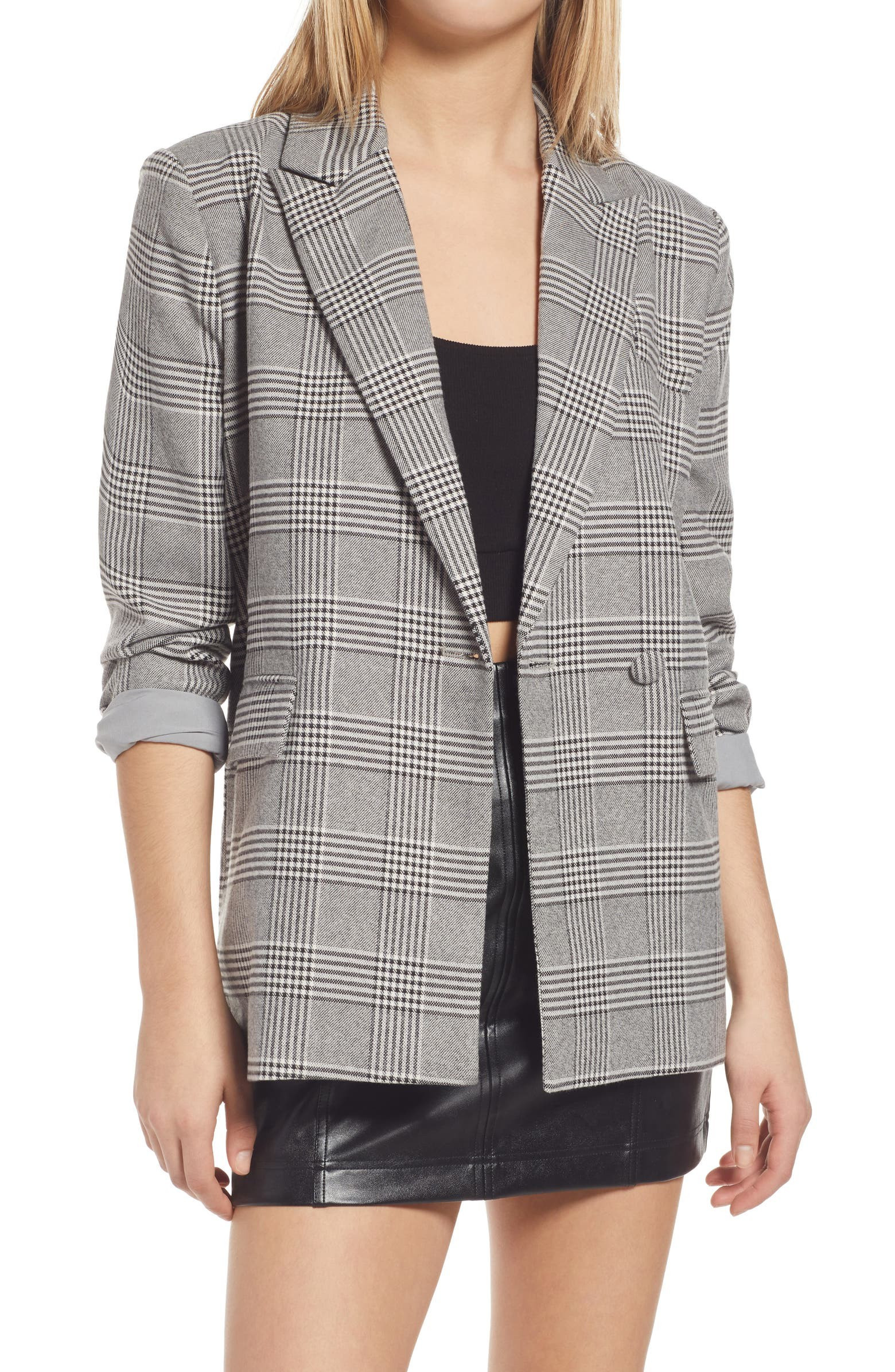 Camille Plaid Oversize Blazer | Nordstrom
