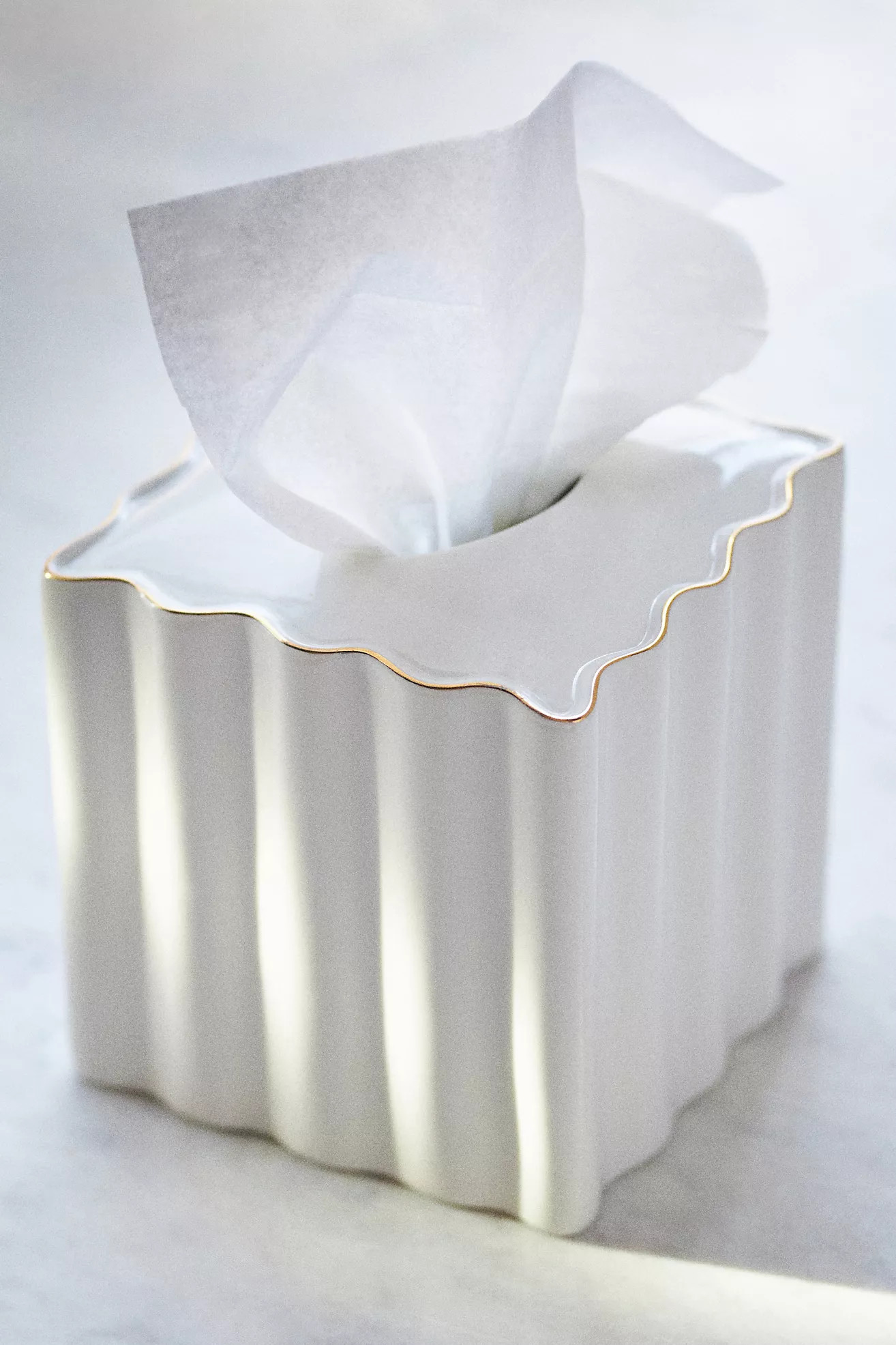 Le Marais Scalloped Tissue Box | Anthropologie (US)