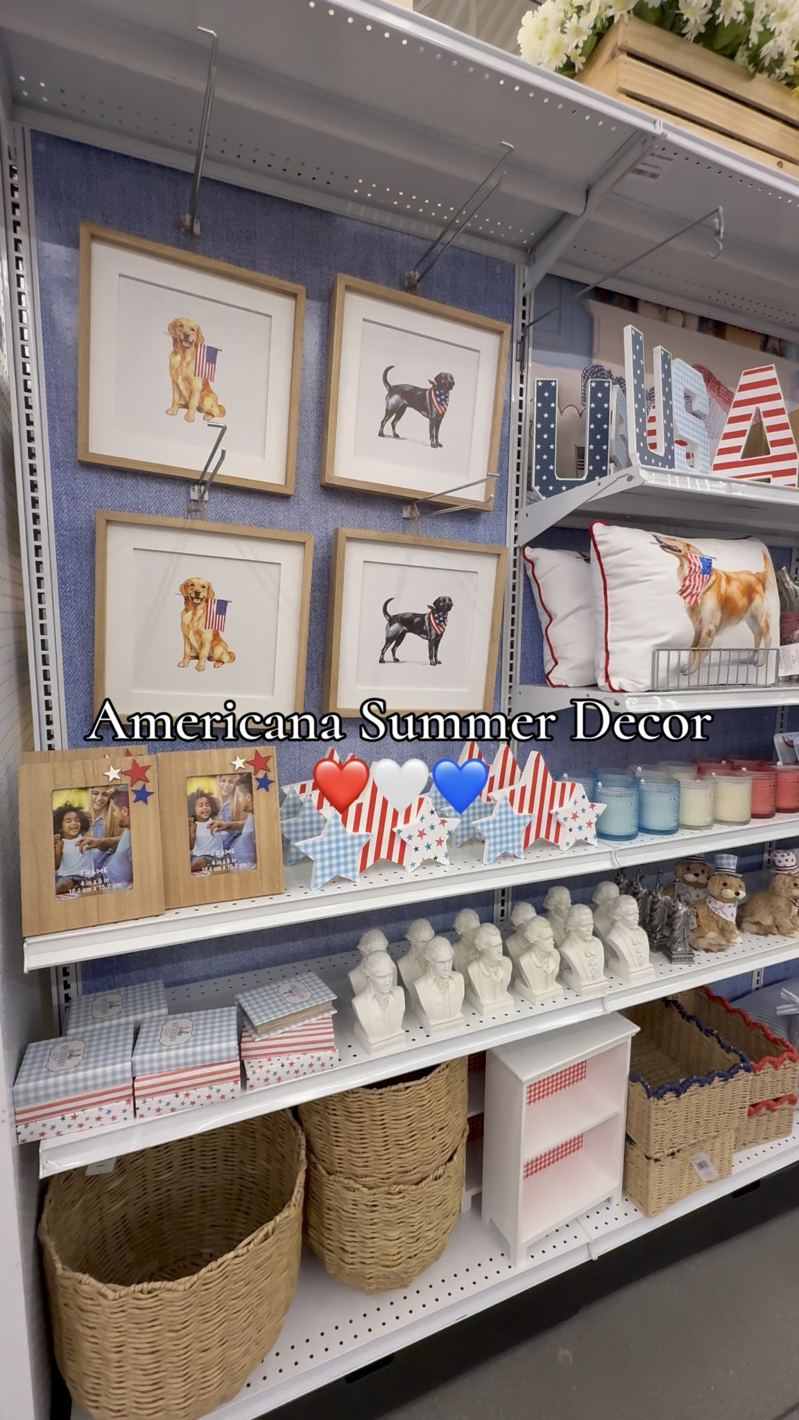 There’s just something about red white and blue decor ❤️🤍💙 this collection is incredible 🇺🇸 definitely got way more than I intended but I knew this would be selling out quick! Makes me want to redecorate my home for summer. 

Americana decor, patriotic decor, Fourth of July decor, summer home decor, red white and blue decor, seasonal decor, affordable decor finds 

#LTKHome #LTKSaleAlert #LTKSeasonal