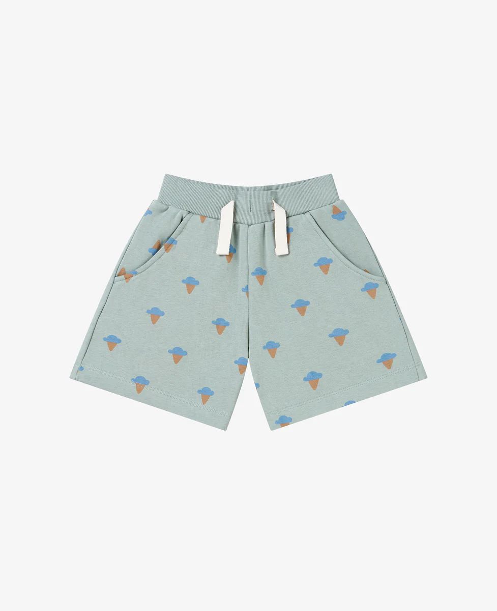 French Terry Shorts - Sage | Petite Revery