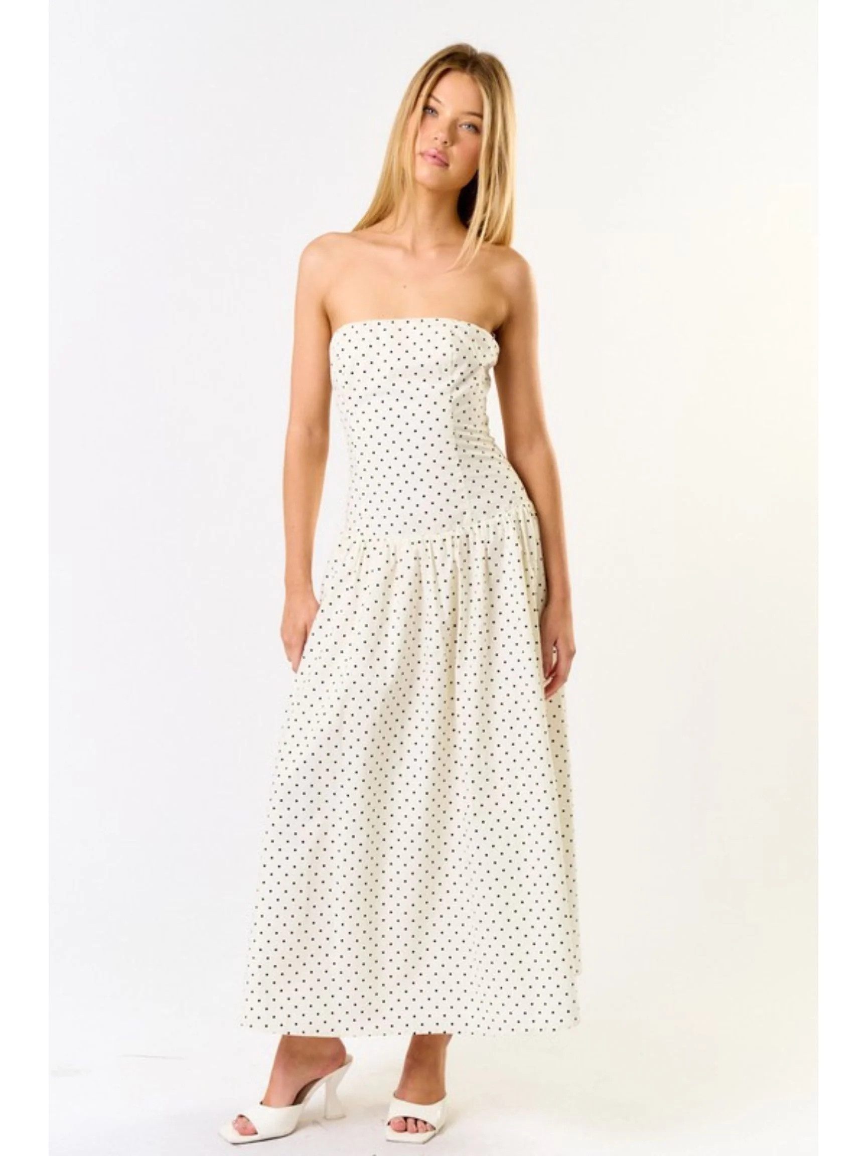 Bella Polka Dot Maxi Dress | The Native One