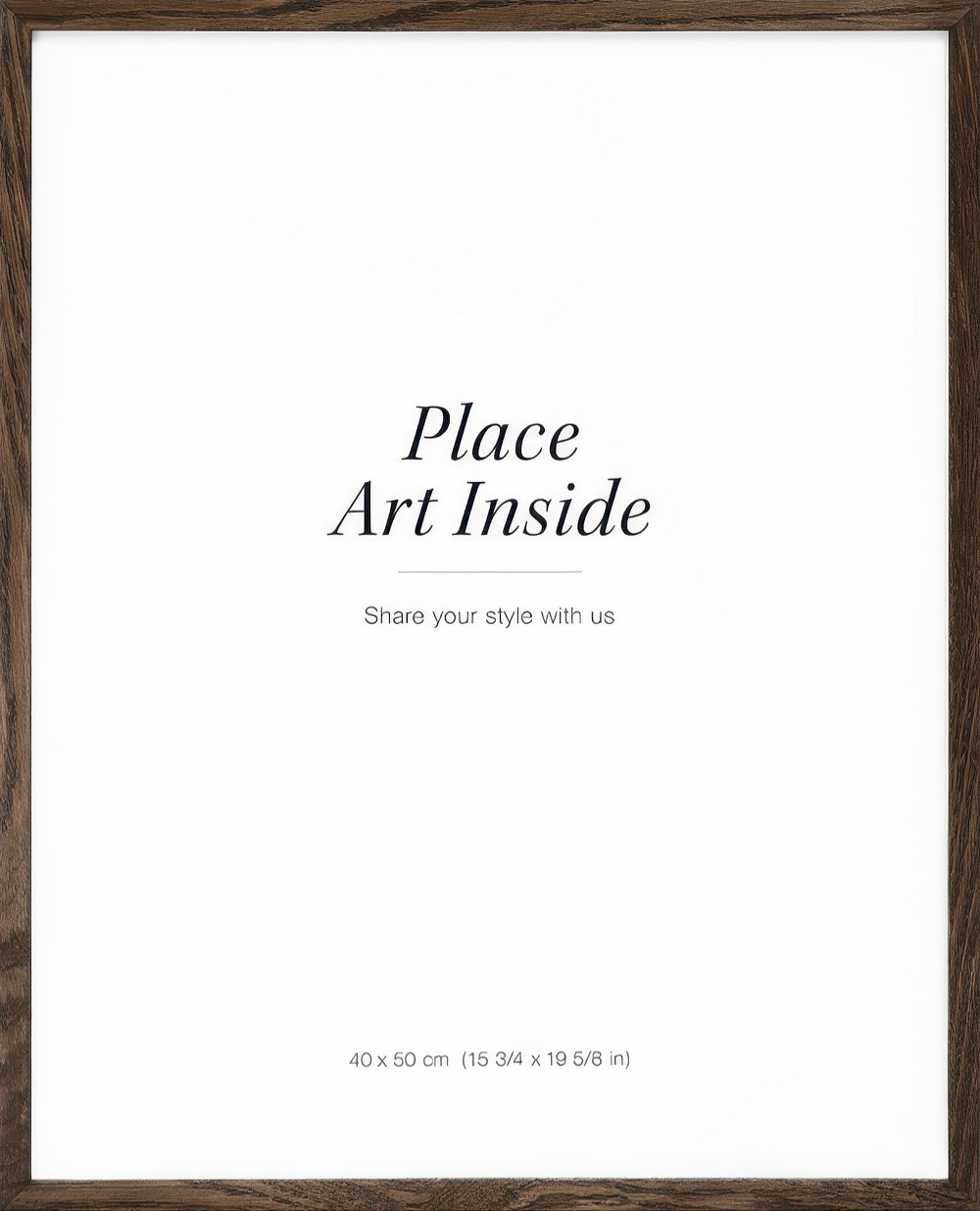 Dark Oak Frame, 16" x 20" in | Desenio