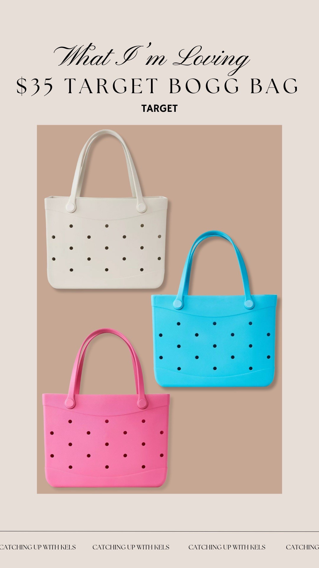 How cute are these $35 viral Bogg Bag lookalikes! Perfect for spring and summer pool or beach days! ⛱️

#LTKStyleTip #LTKItBag