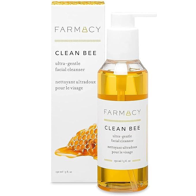 Farmacy Clean Bee Gentle Facial Cleanser - Daily Face Wash & Moisturizer w/Hyaluronic Acid | Amazon (US)