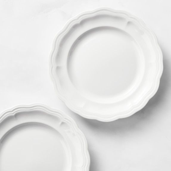 Pillivuyt Queen Anne Porcelain Salad Plates | Williams-Sonoma