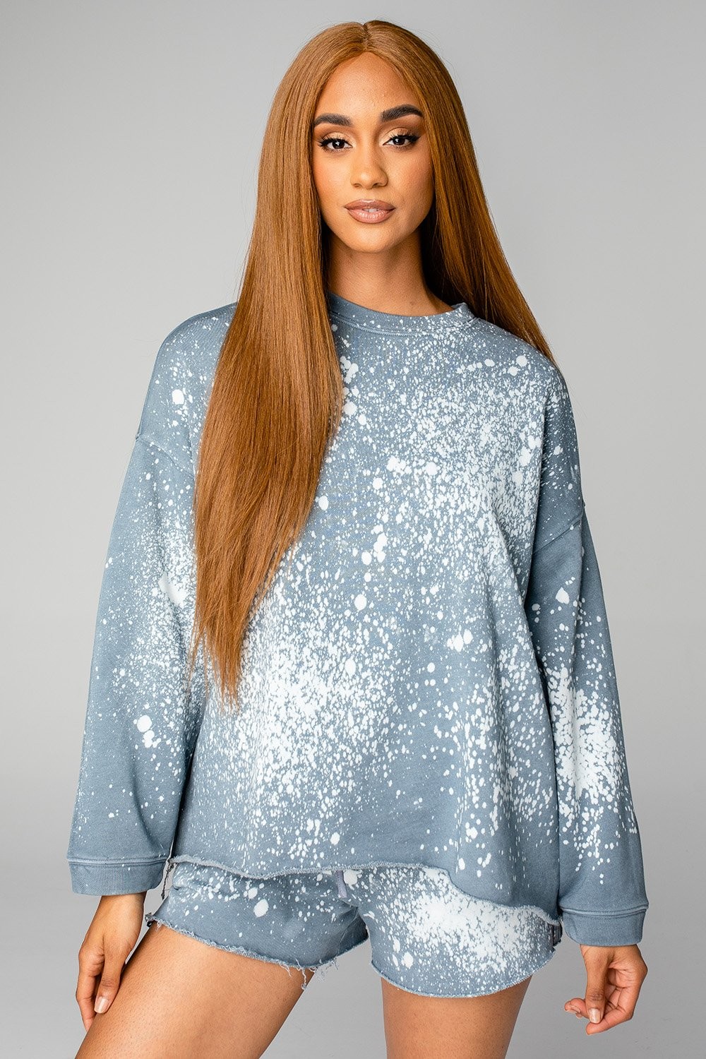 Hailey Loungewear Set - Slate | BuddyLove