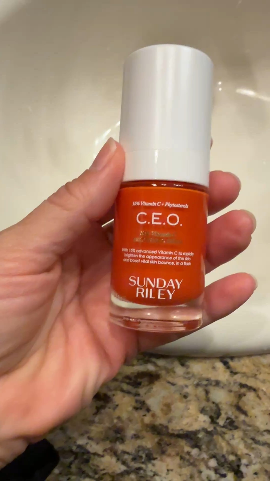 Grabbed this in Sephora the other day and I am obsessed! It’s C.E.O. By Sunday Riley! It’s the 15% vitamin c brightening cream and I am in love! It leave my face glowing and smelling like an orange, in a good way! Love this! It comes in different sizes!  

#LTKOver40 #LTKHoliday #LTKselfcare