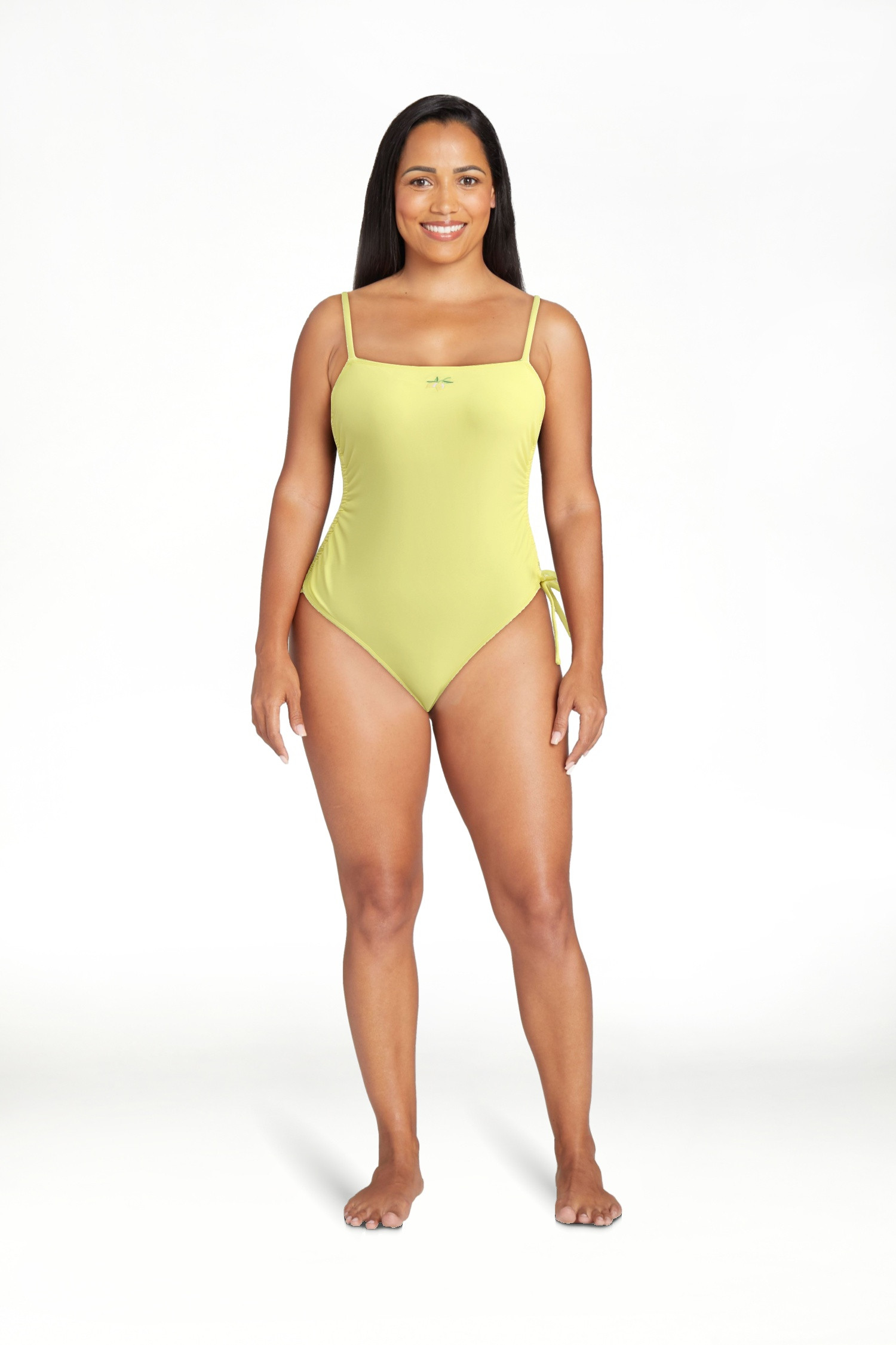 No Boundaries Women's and Women's Plus Cinched High Leg One Piece Swimsuit, Sizes XXS-XXL | Walmart (US)