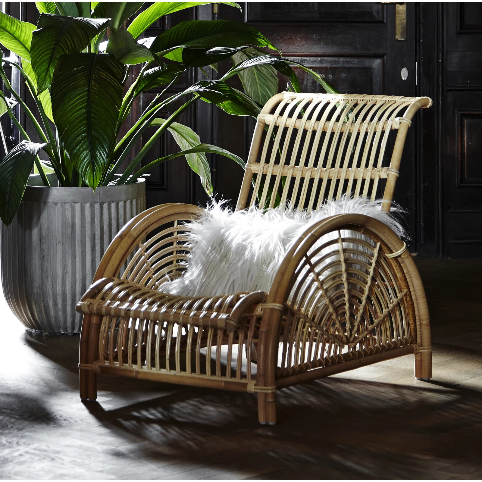 Sika Design Arne Jacobsen Paris Rattan Chair - Natural | Wayfair | Wayfair North America