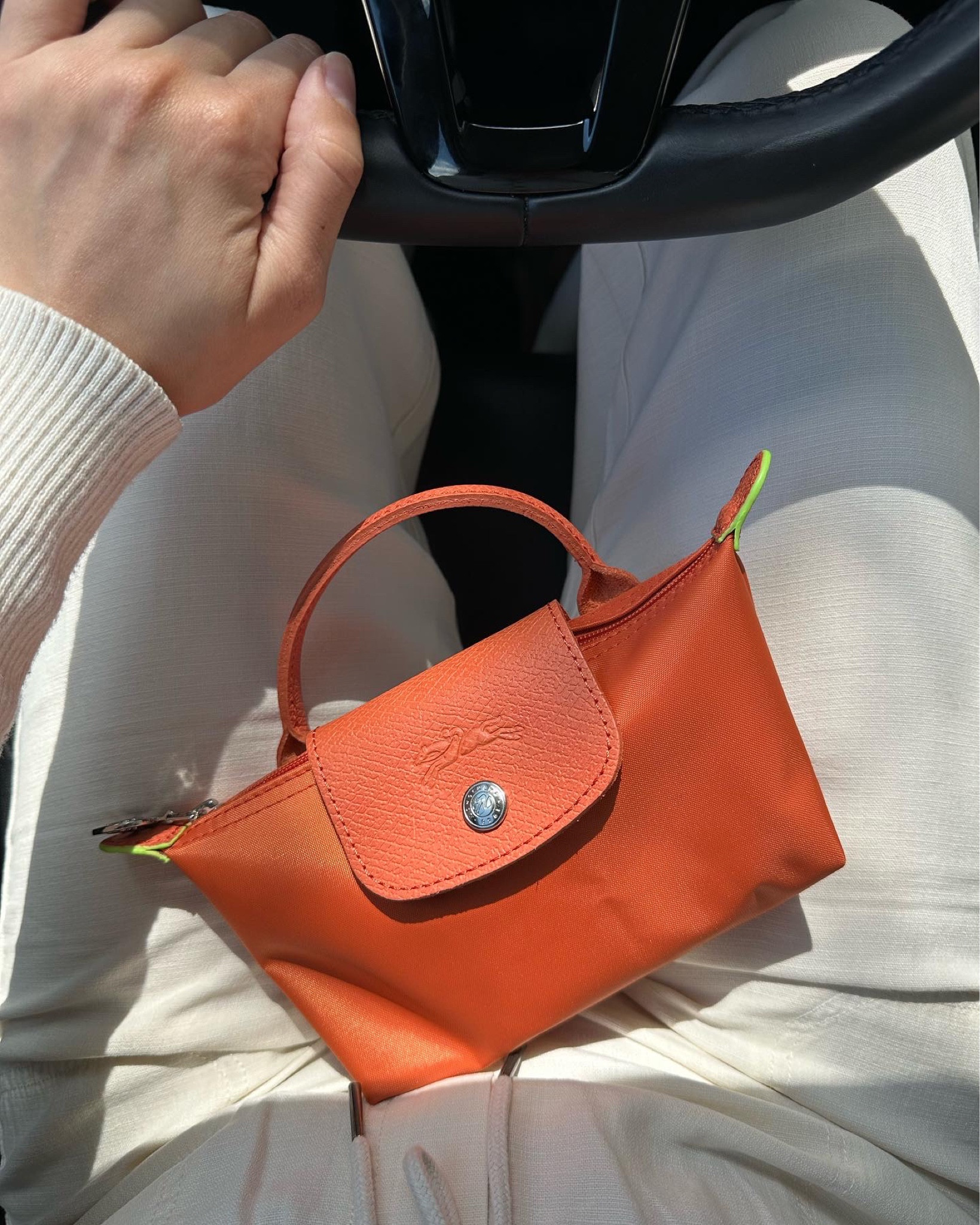 Orange mini Longchamp purse 🍊✨ #LTKitbag #LTKunder100

#LTKSeasonal