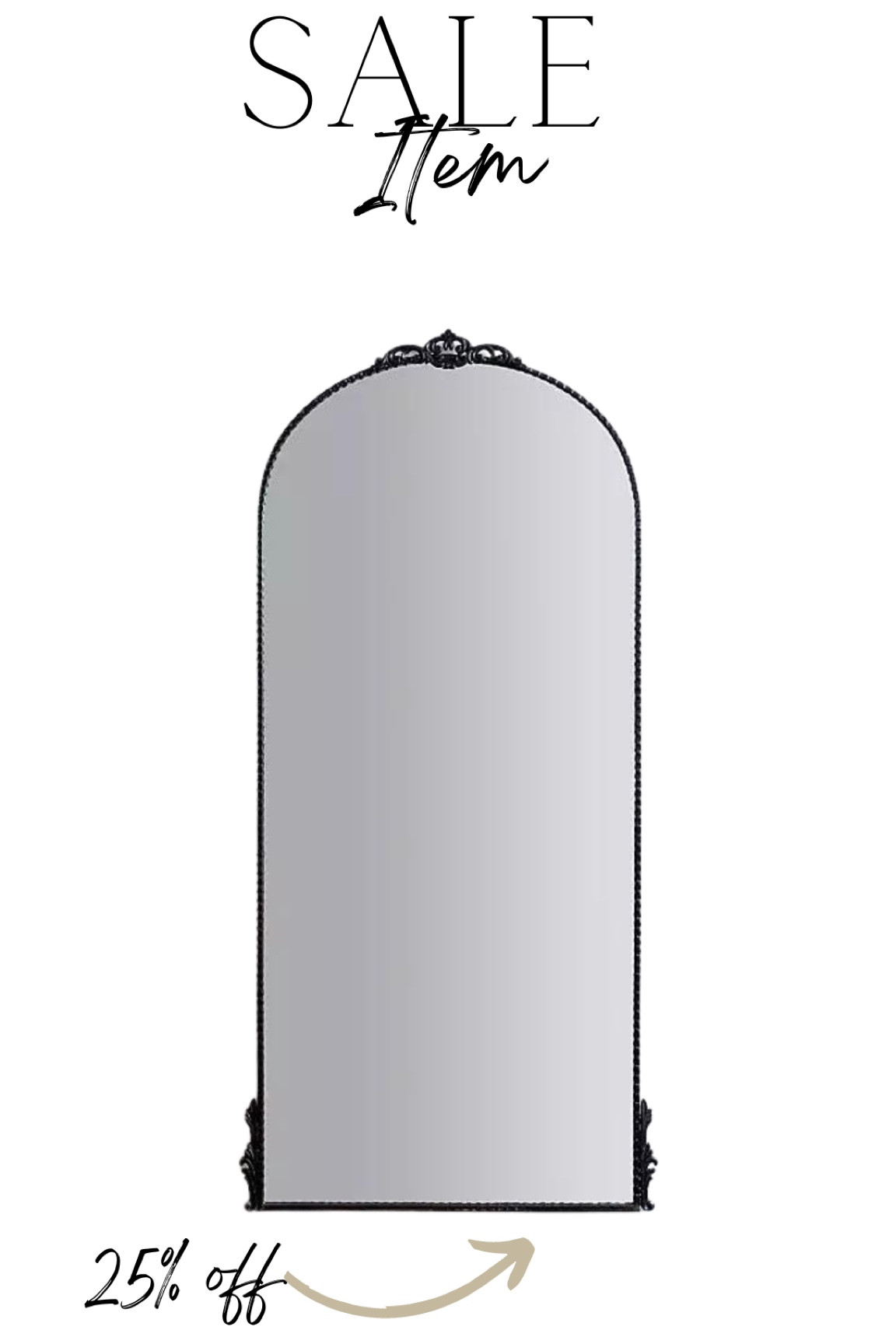 This is such a good dupe for Lulu and Georgia. Full length mirror. Arched mirror

#LTKhome #LTKSeasonal #LTKsalealert