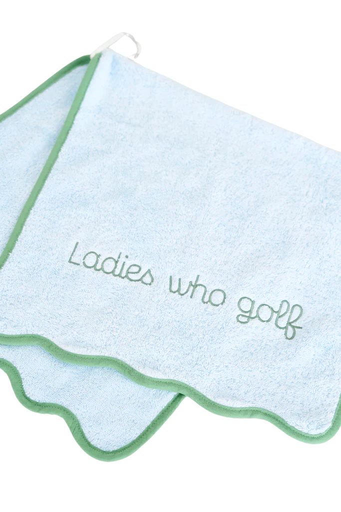 Byrdie Golf Social Wear x Weezie "Ladies Who Golf" Golf Towel | Over The Moon Gift