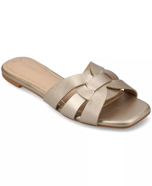 Women's Arrina Slip On Flat Sandals | Macy's