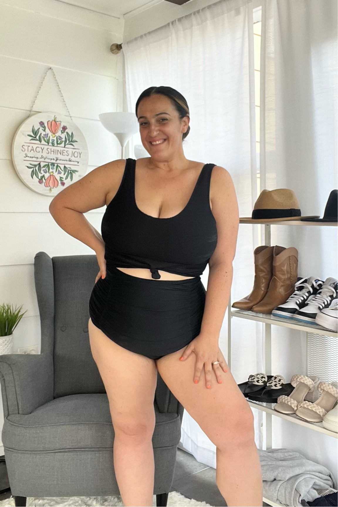 One of my favorite suits! The top is from Coral Reef and bottom from amazon. I also added the bottoms I have from coral reef. Wearing an XL in all. 

#LTKSeasonal #LTKswim #LTKcurves