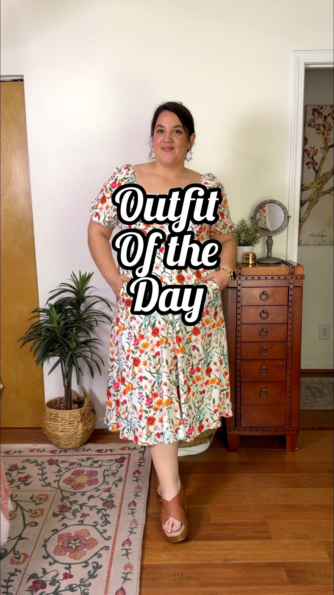 #AD| This dress has quickly become one of my favorites! The pattern and colors are so pretty and perfect for spring and summer! 🌸

#LTKootd #LTKPlusSize #LTKTall