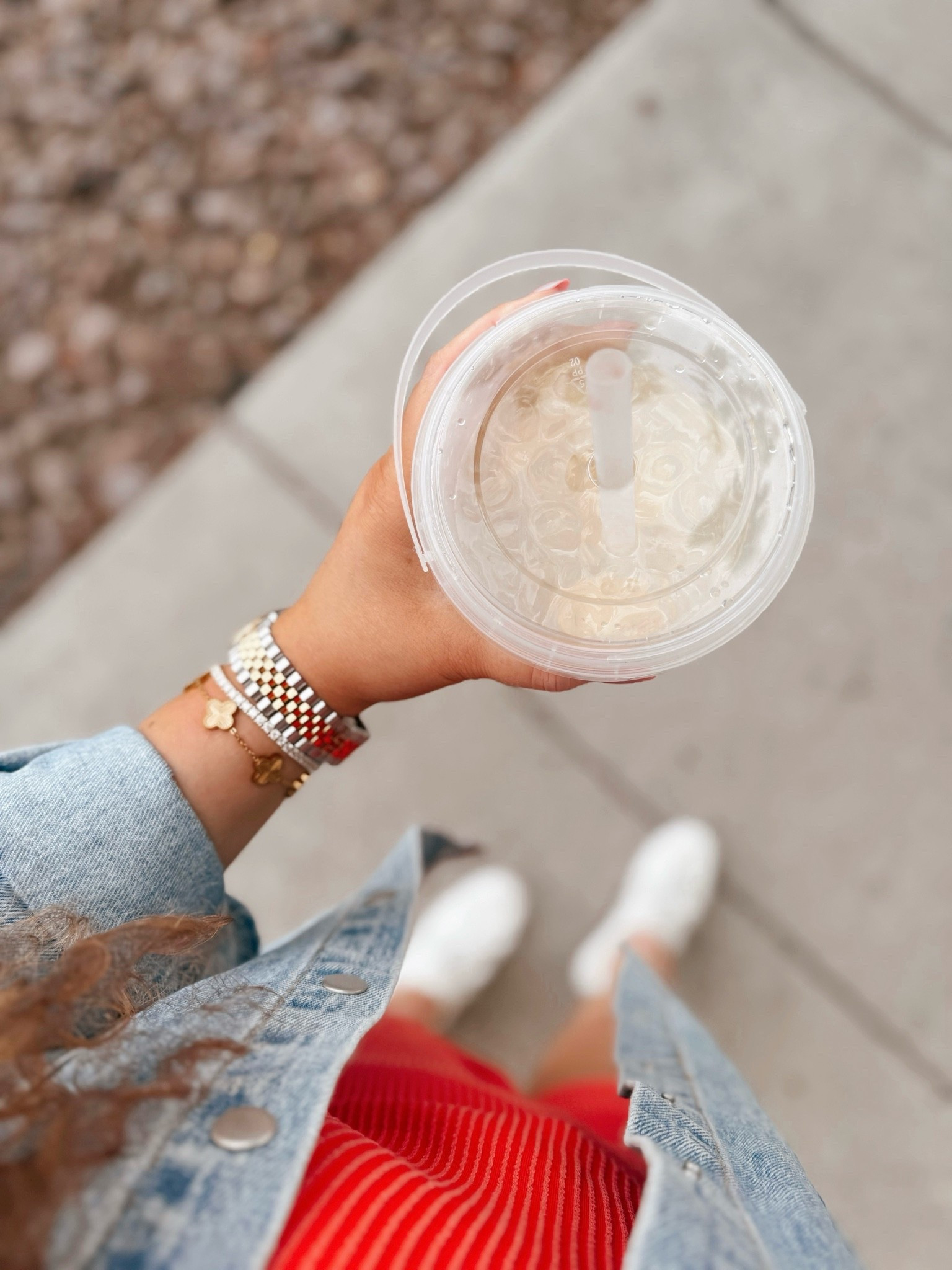 Fresh squeezed lemonade just hits different at a festival 🍋✨ This set has been on repeat lately 🧡 Easy, lightweight, and perfect for warm days paired with my go to denim layer + everyday accessories☀️ orange two piece set | summer two piece outfit | matching set outfit | festival outfit inspo | casual summer outfit | boho summer style | oversized denim button down | denim layering outfit | lightweight summer layers | white platform sneakers outfit | comfy summer shoes | everyday jewelry stack | diamond tennis bracelet | gold watch stack | festival style outfit | summer street style | casual chic outfit | warm weather outfit ideas | effortless summer look | amazon fashion finds

#LTKgrwm #LTKootd #LTKdayinmylife