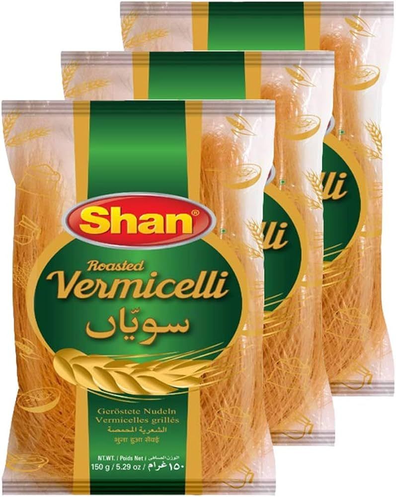 Shan - Roasted Vermicelli, 5.29 oz (150g), Traditional Taste, Easy to Cook, Vegetarian (Pack of 3... | Amazon (US)