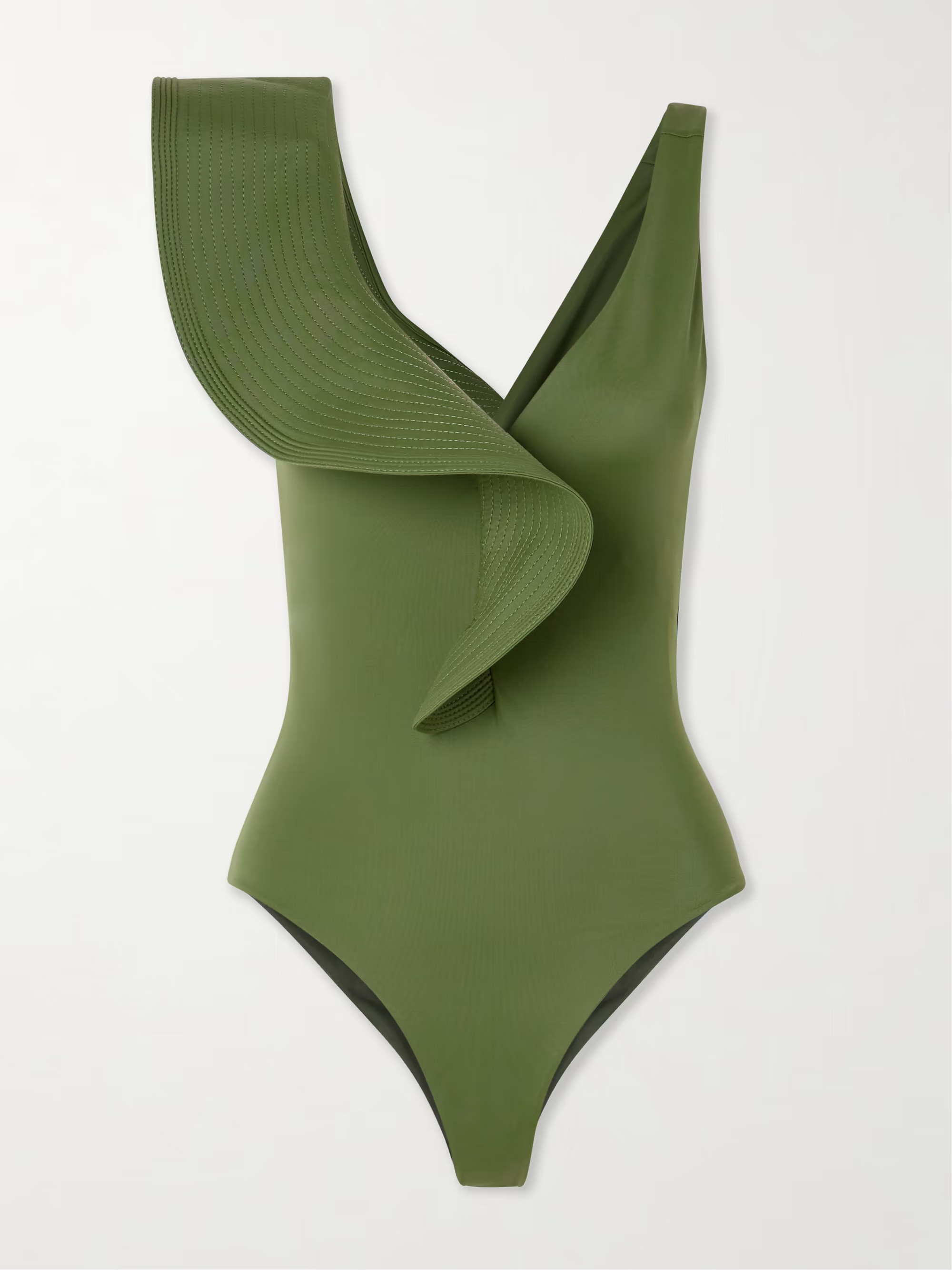 Boleros ruffled recycled swimsuit | NET-A-PORTER (US)