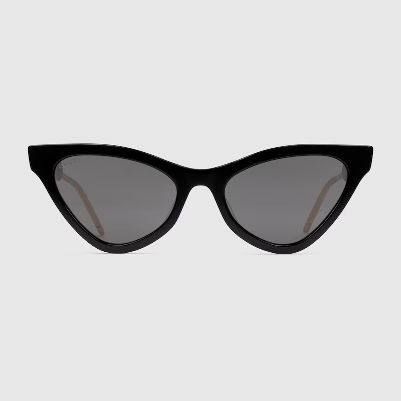 GUCCI Cat Eye Acetate Sunglasses, Black | Gucci (US)