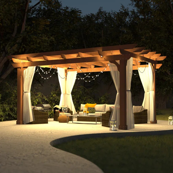 Solid Wood Pergola | Wayfair North America