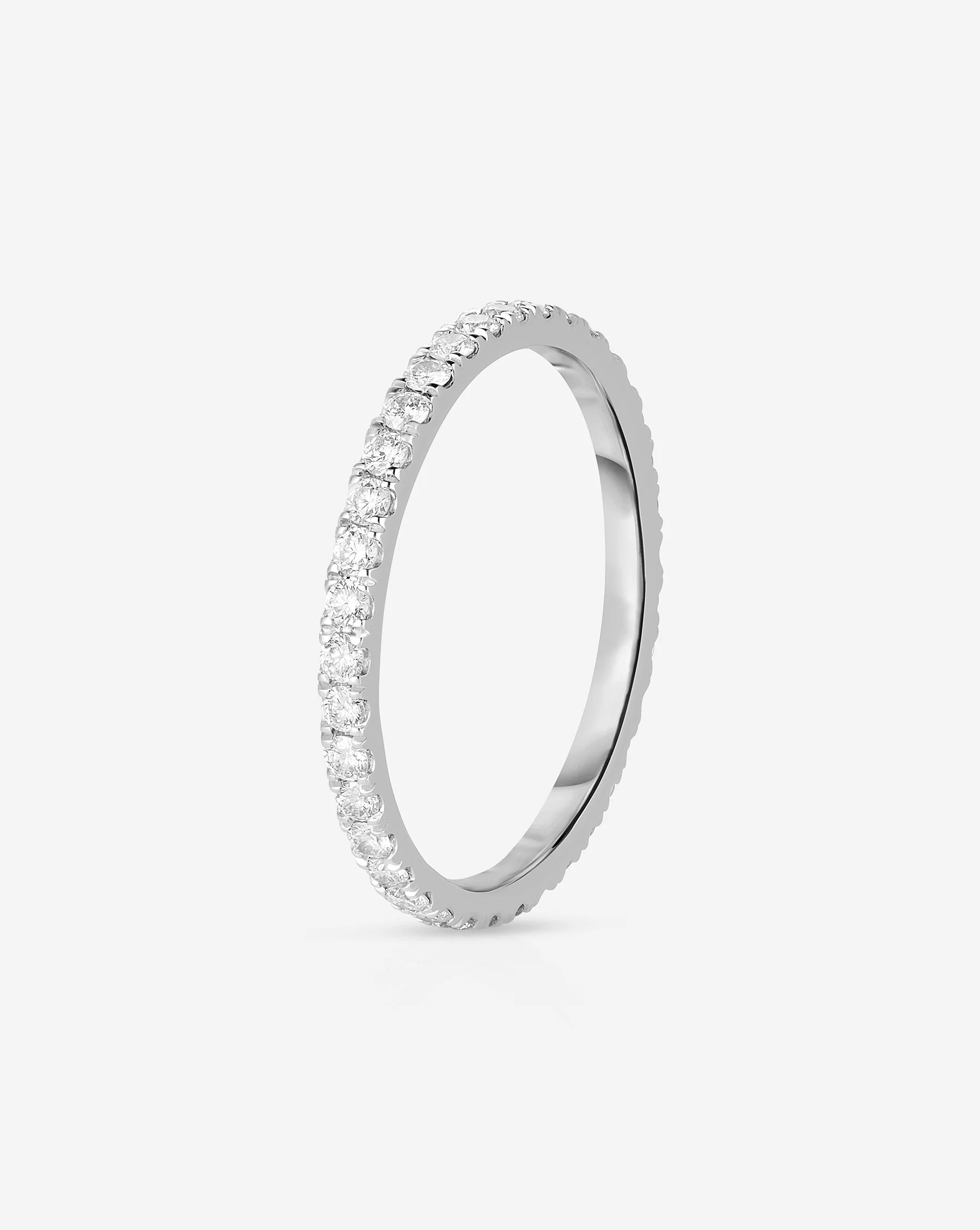 1.6 mm Perfect Pavé Diamond Ring | Ring Concierge