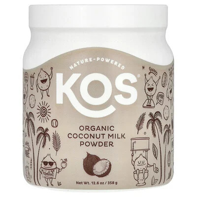KOS, Organic Coconut Milk Powder, 12.6 oz (358 g) | iHerb