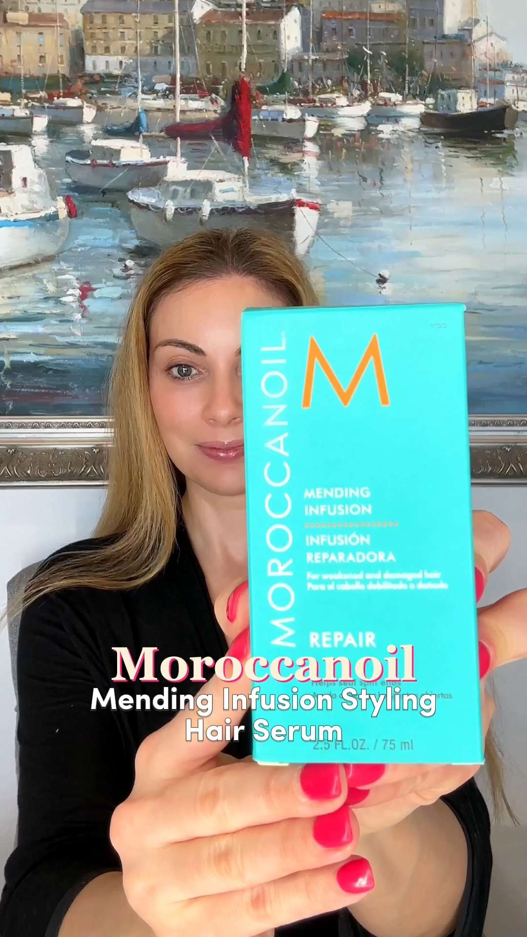 A lightweight hair serum designed to smooth the look of split ends and add a polished finish 💆‍♀️ Moroccanoil Mending Infusion works to visibly improve the appearance of damaged ends while enhancing shine without heaviness. A simple step that elevates any hair routine 💛 #hairserum #haircarefinds #haircaremusthave #beautyroutine #beautyessentials 

#LTKselfcare #LTKFindsUnder50 #LTKBeauty