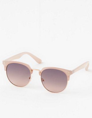 AEO Classic Blush Clubmaster Sunglasses | American Eagle Outfitters (US & CA)