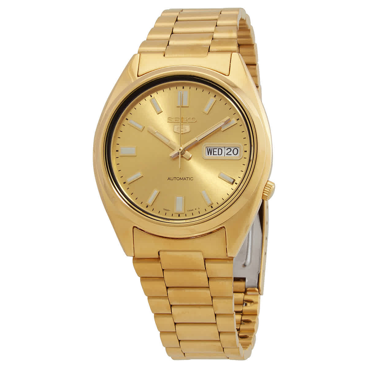 Seiko Series 5 Automatic Gold Dial Mens Watch SNXS80K1 | Jomashop.com & JomaDeals.com