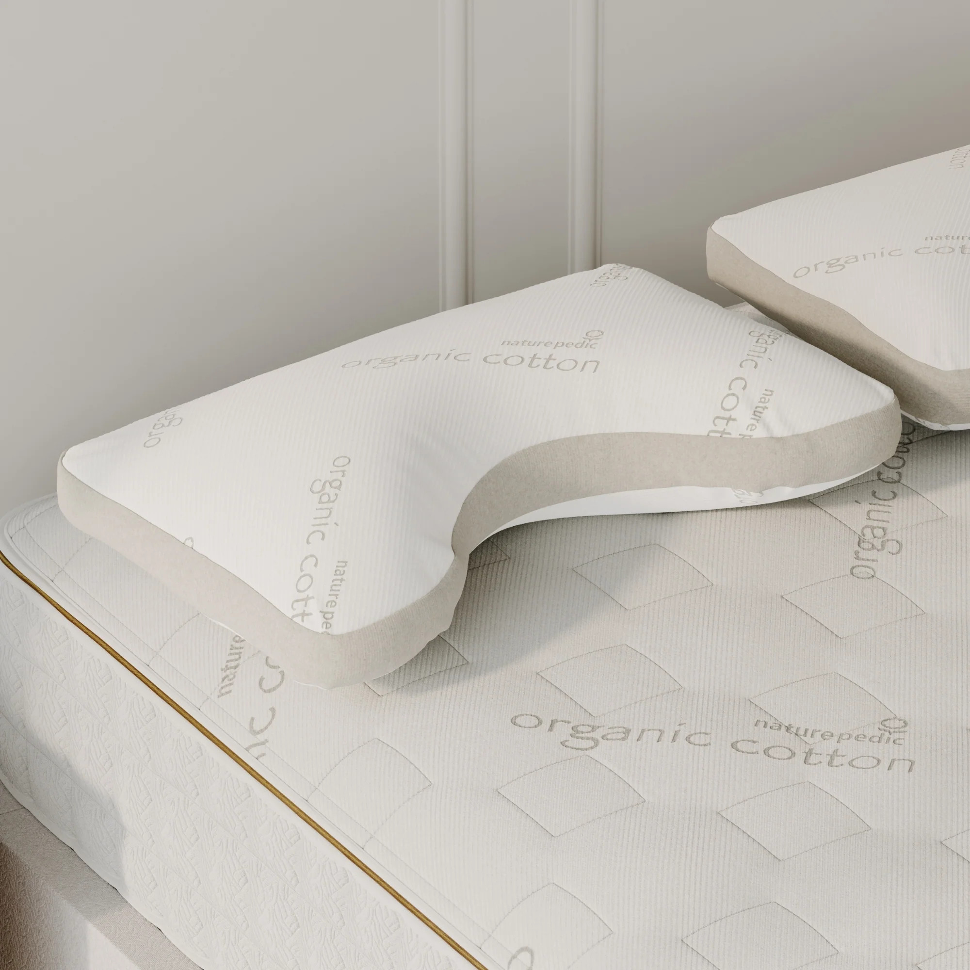 Organic Latex Side Sleeper Pillow | Naturepedic
