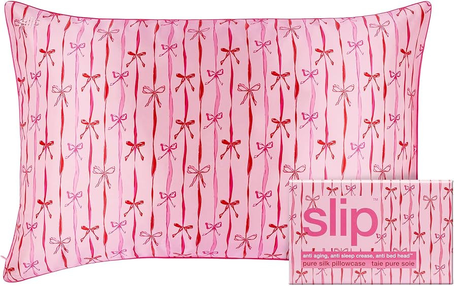 slip Queen Silk Pillowcase – Strawberry Cupcake Limited Edition with Piping – Anti-Frizz, Ant... | Amazon (US)
