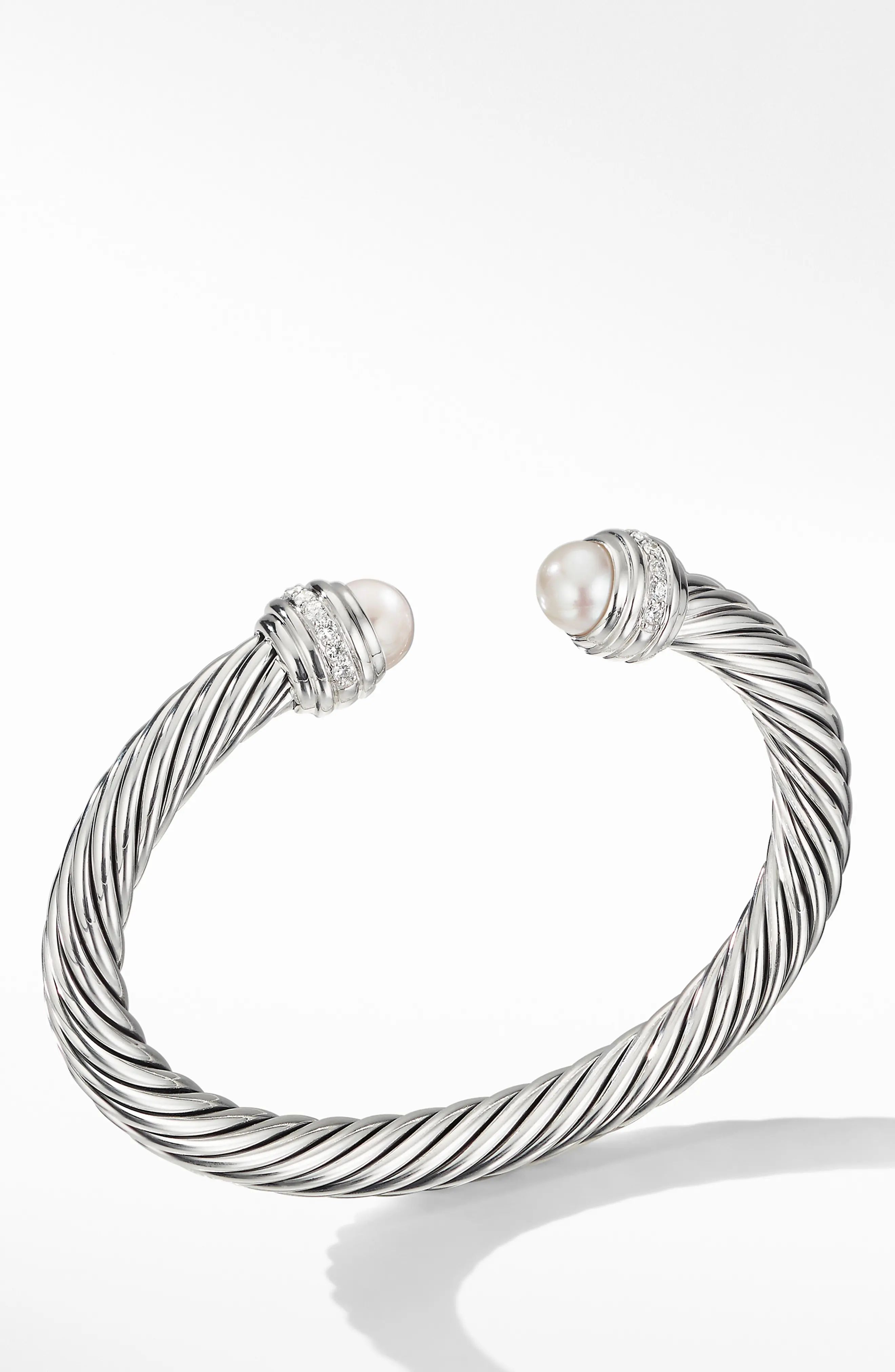 Women's David Yurman Cable Classics Bracelet With Semiprecious Stones & Diamonds, 7mm | Nordstrom
