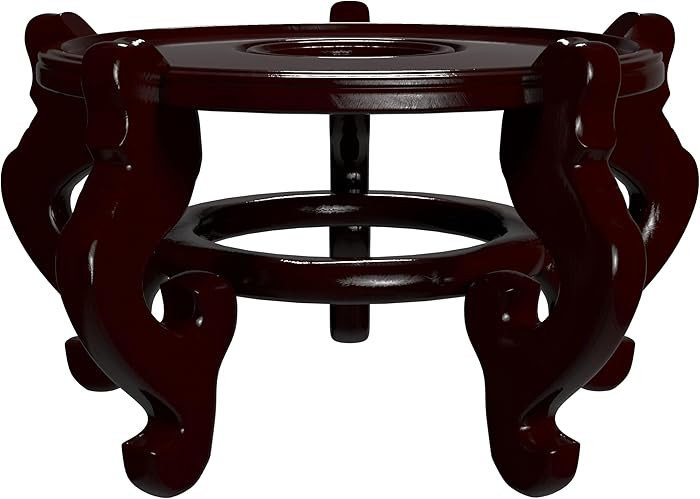 Red Lantern Rosewood Fishbowl Stand - Size 9.5 in. Base Diameter | Amazon (US)