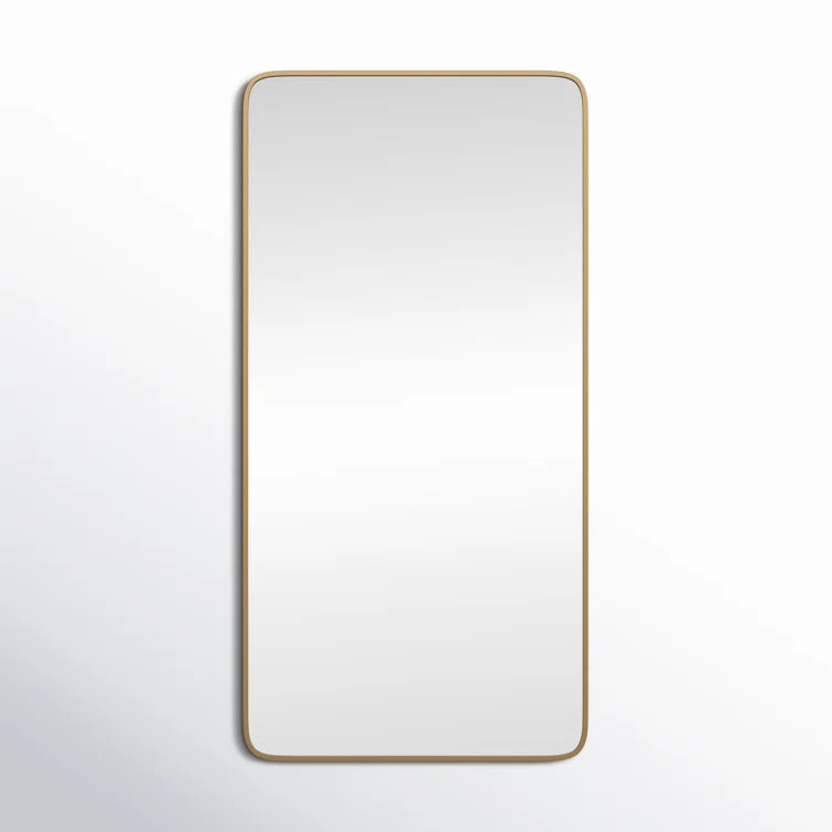 Sabine Metal Rounded Rectangle Wall Mirror | Joss & Main