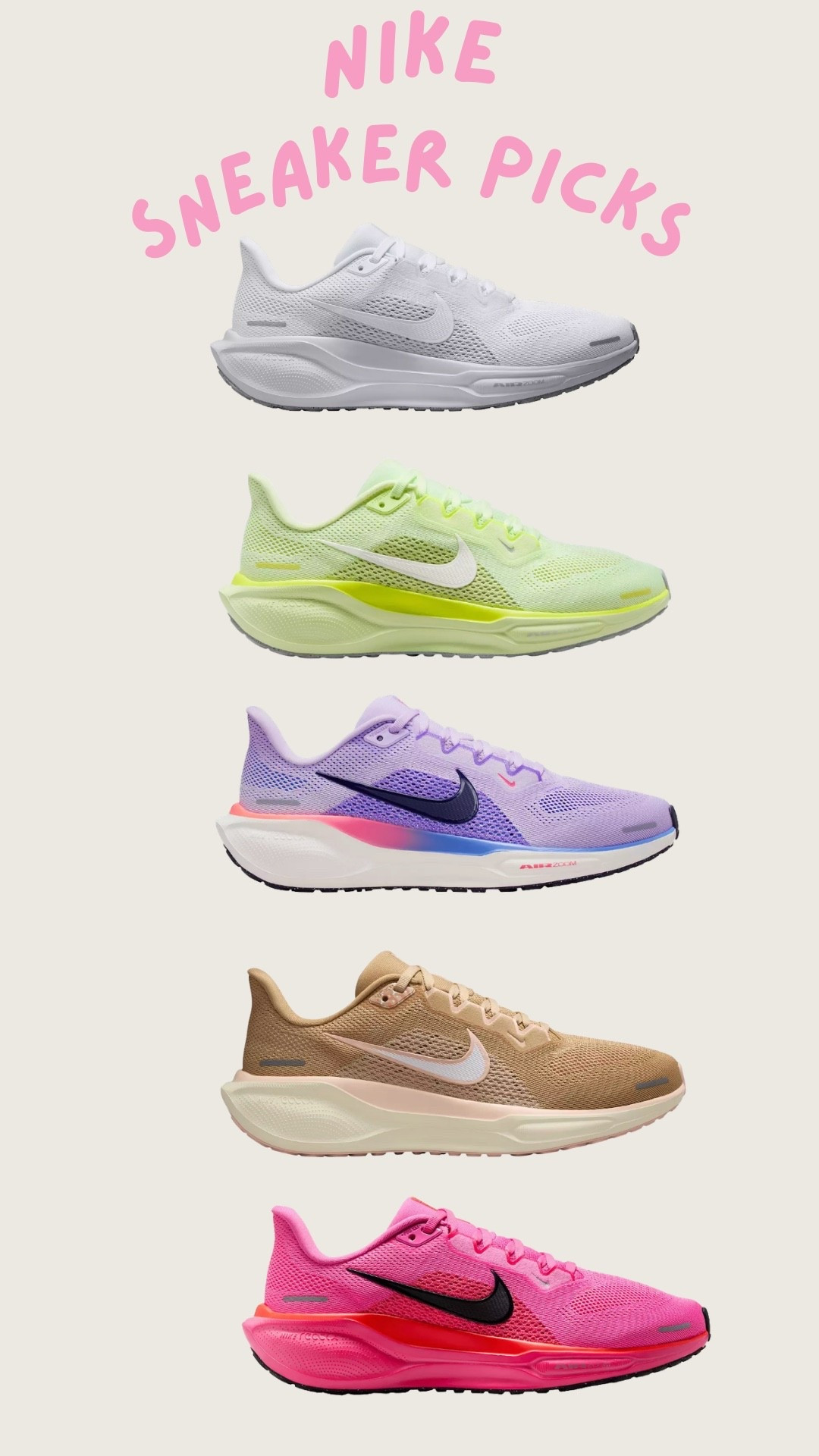 Nike sneakers that are both comfy and cute! How fun are these colors for spring and summer! 

#LTKSeasonal #LTKActive