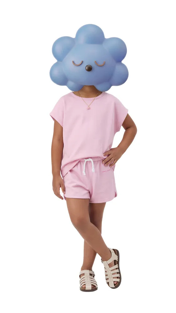 Two-piece set. Round neck T-shirt with short sleeves. Bermuda shorts with an elasticated waistban... | Zara UK